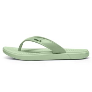 AL-6 Olive Rubber Sole Slippers_Picaaso