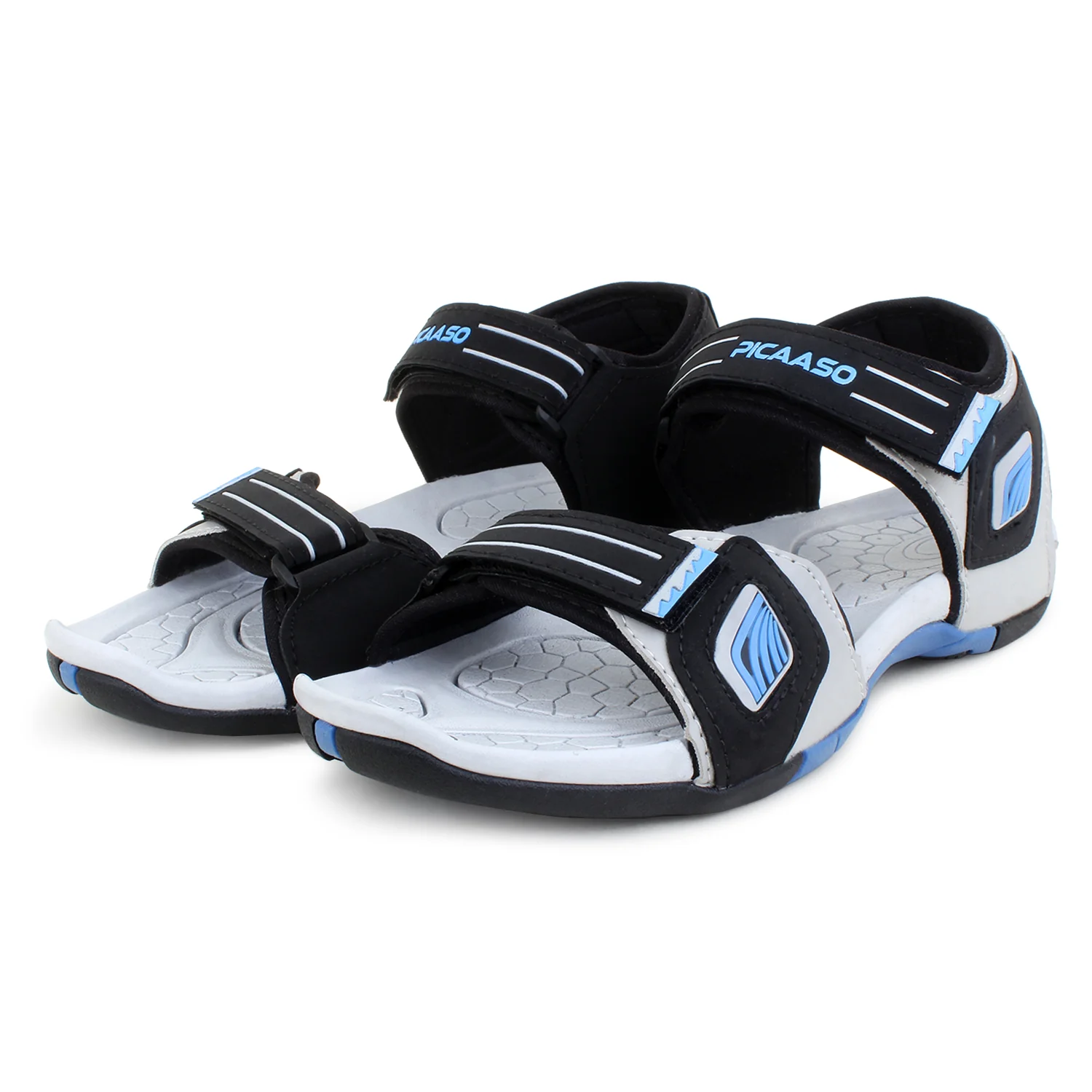 Picaaso Footwear 502_BLUE-BLACK (2) Men's Sandals for Global Market