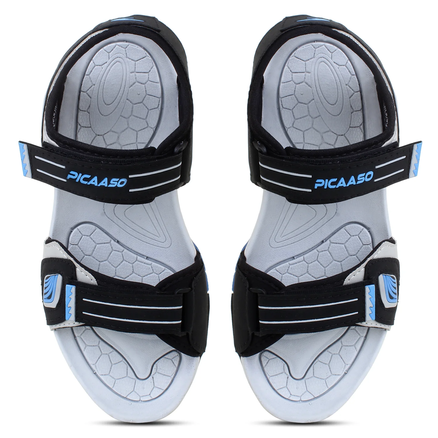 Picaaso Footwear 502_BLUE-BLACK (4) Men's Sandals for Global Market