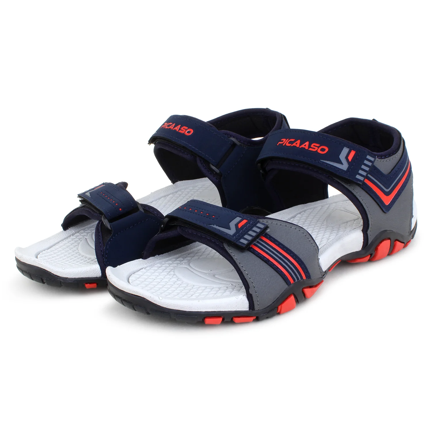 Picaaso Footwear 504_BLUE_RED (3) Men's Sandals for Global Market