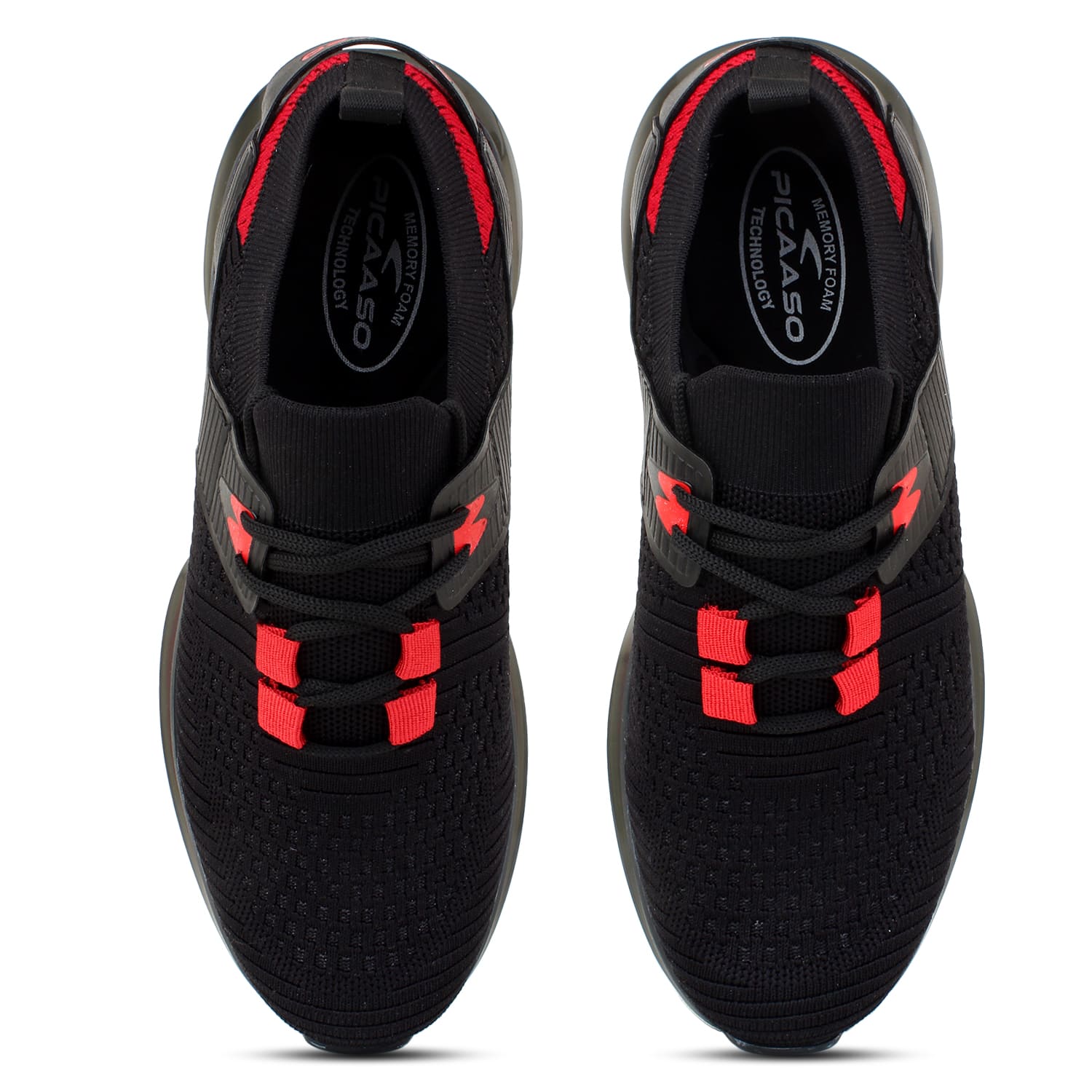 Picaaso Footwear ARCADE_BLK-RED (6) Men's Sports Shoes for Global Market