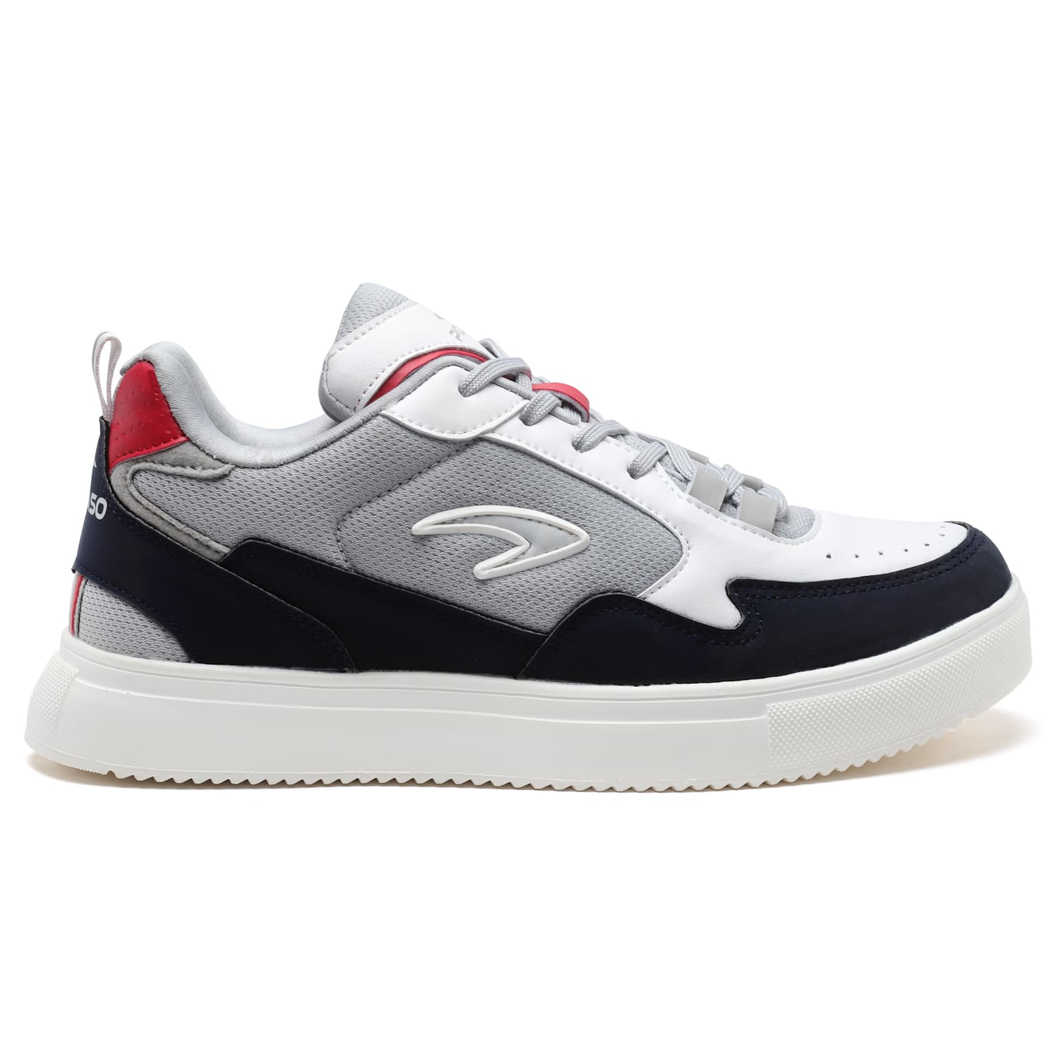 Picaaso Footwear DAYTONA_WHT_RED (1) Men's Sports Shoes for Global Market