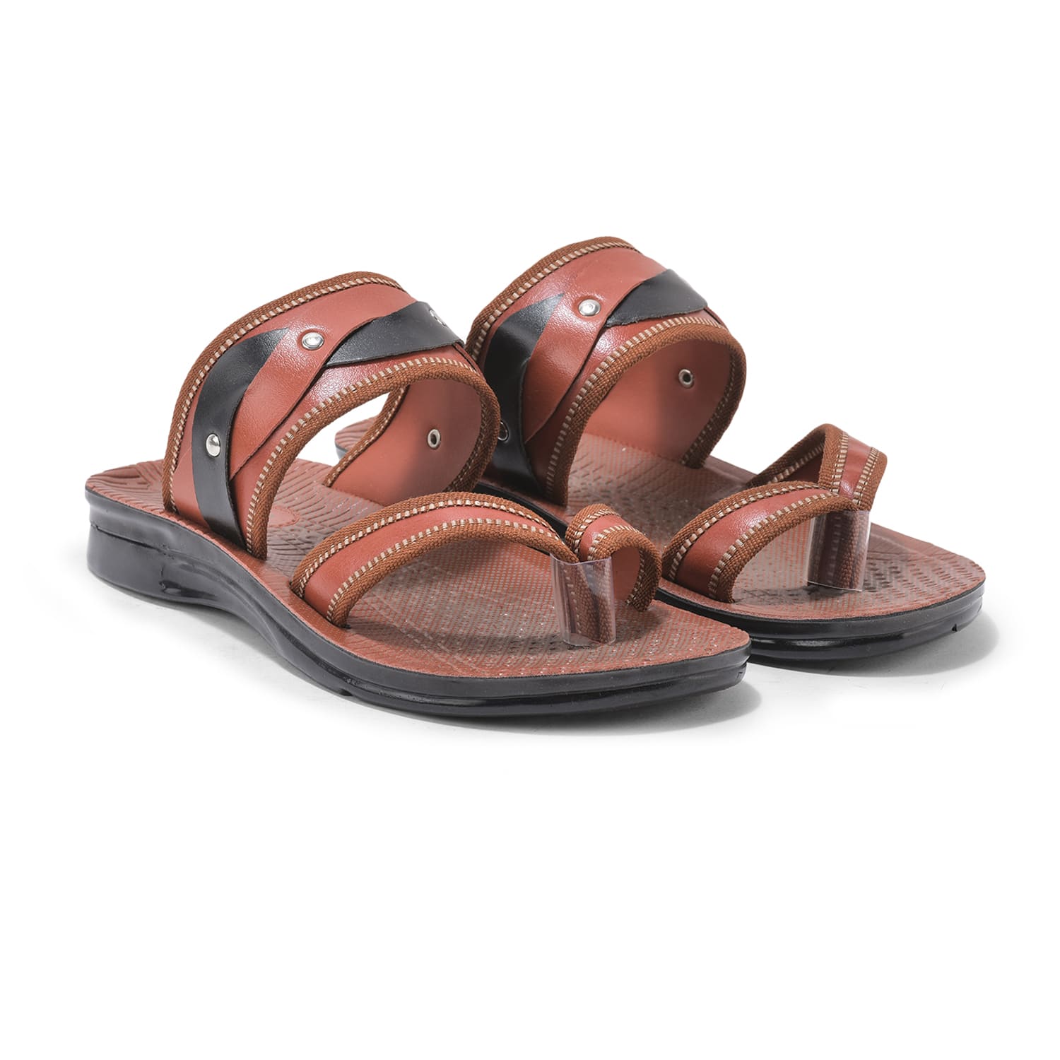 Picaaso Footwear DURO-02-TAN.BRW (5) Men's FlipFlop for Global Market