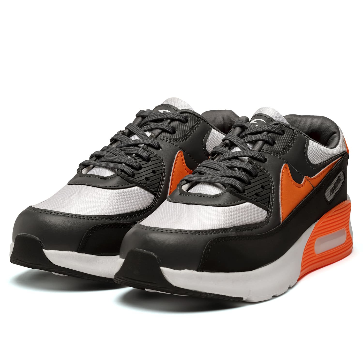 Picaaso Footwear MAX-1_WHT-ORG (1) Men's Sports Shoes for Global Market