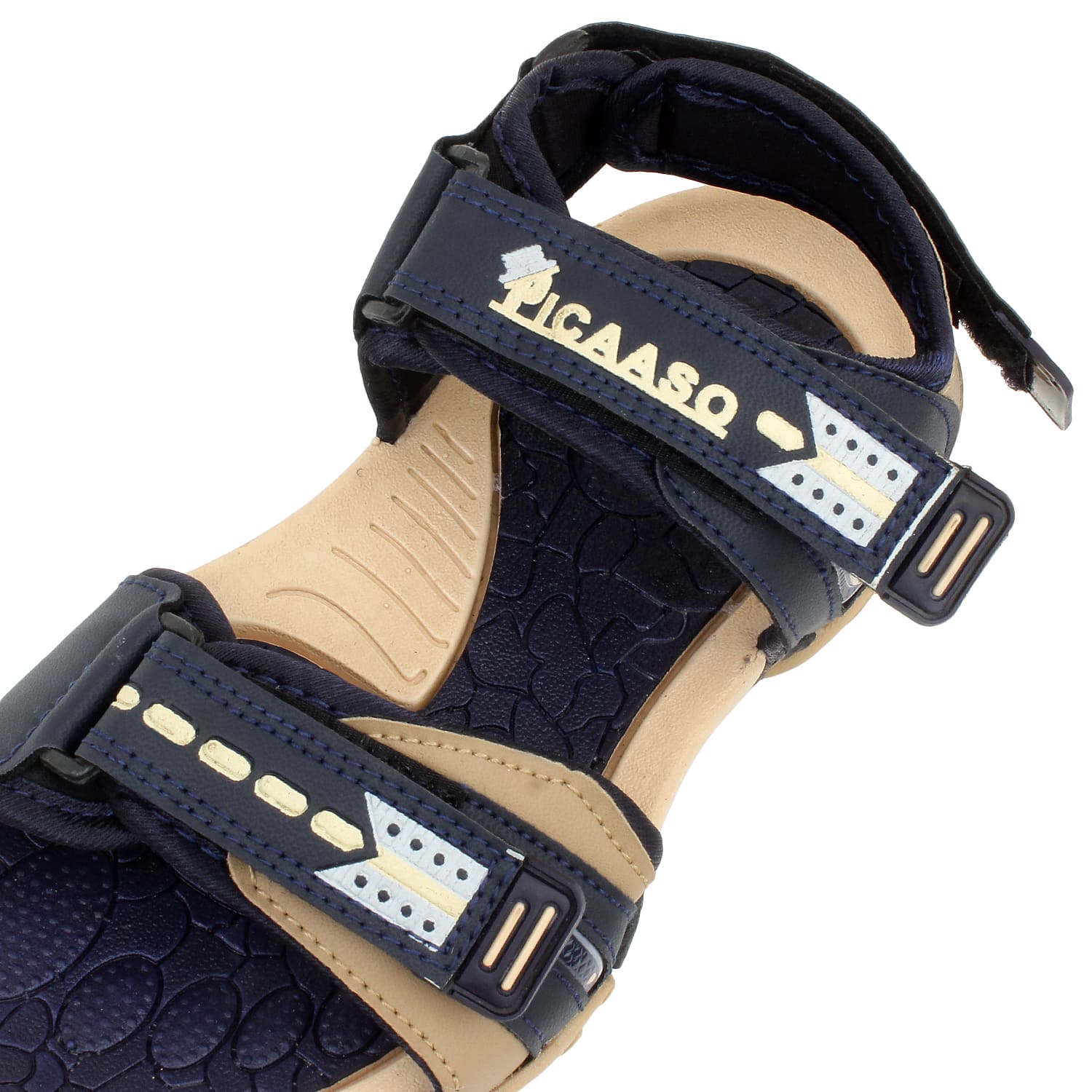 Picasso Footwear PC-101_N.BLU-BEIGE-4 Sandals for global market for global market