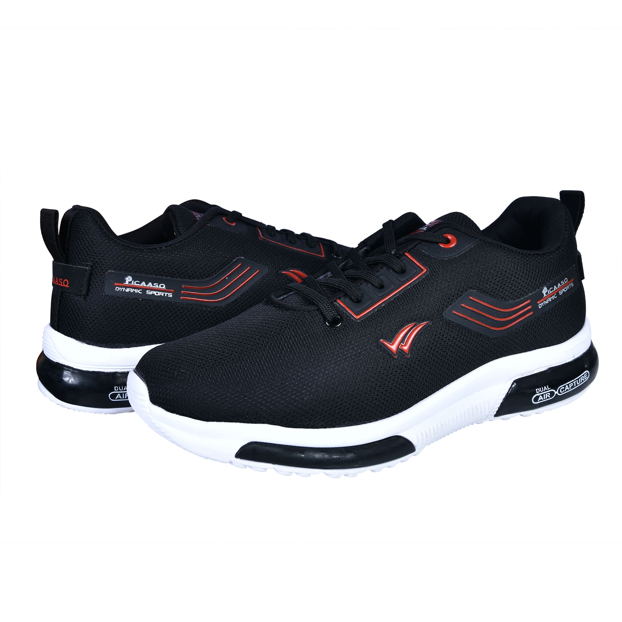 Picaaso Footwear PC-DEFENDER-2_BLK-RED (1) Men's Sports Shoes for Global Market