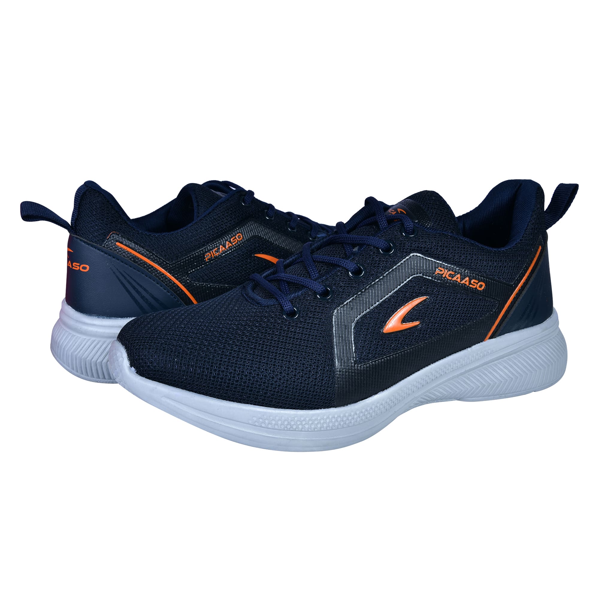 Picaaso Footwear PC-FLAME-136_N.BLU-ORG (3) Men's Sports Shoes for Global Market