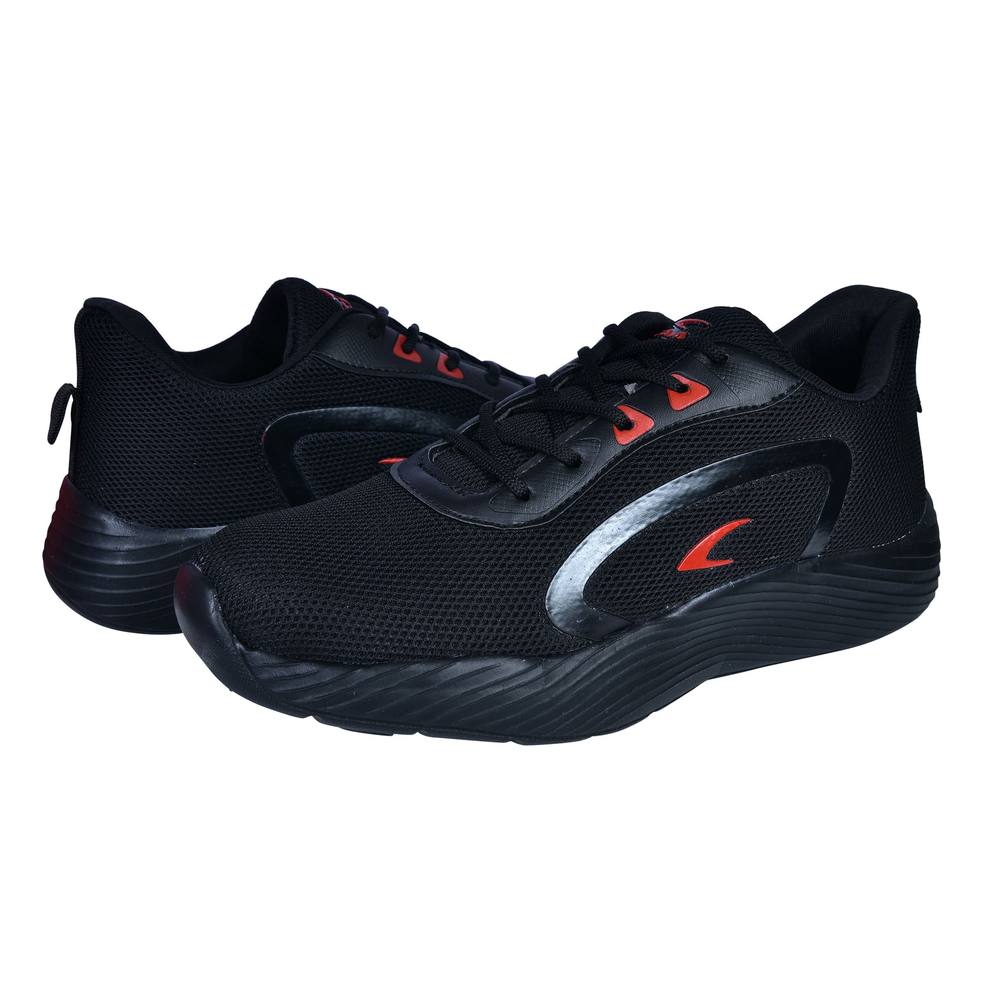 Picaaso Footwear PC-FLAME-152_F.BLK-RED (3) Men's Sports Shoes for Global Market
