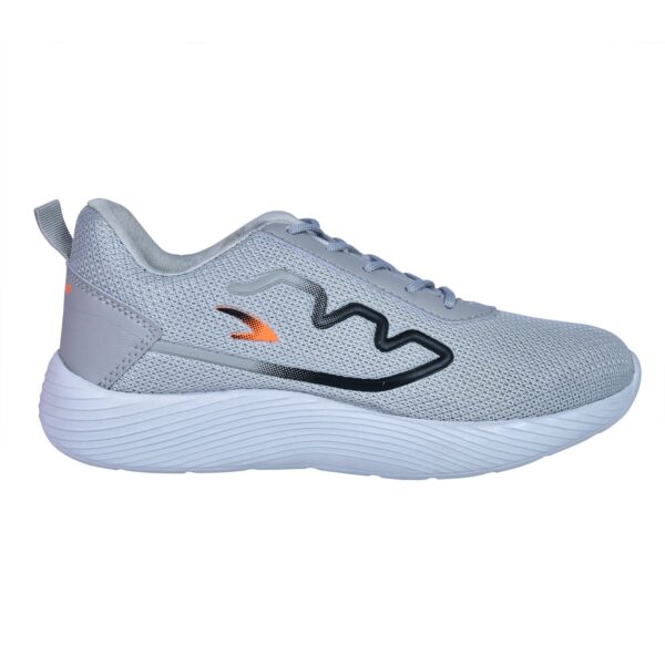 Picaaso Footwear PC-FLAME-155_L.GRY-ORG Men's Jogging Shoes for Global Market