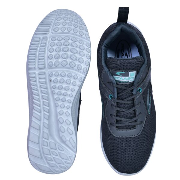 Picaaso Footwear PC-FLAME-164_D.GRY-C.GRN (3) Men's Sports Shoes for Global Market