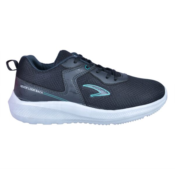 Picaaso Footwear PC-FLAME-164_D.GRY-C.GRN Men's Mesh Running Shoes for Global Market