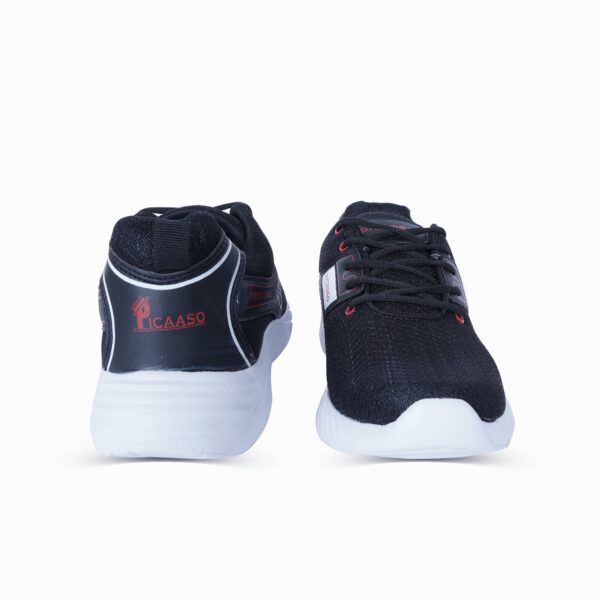 Picaaso Footwear PC-FLAME-92_BLK-RED (6) Men's Sports Shoes for Global Market