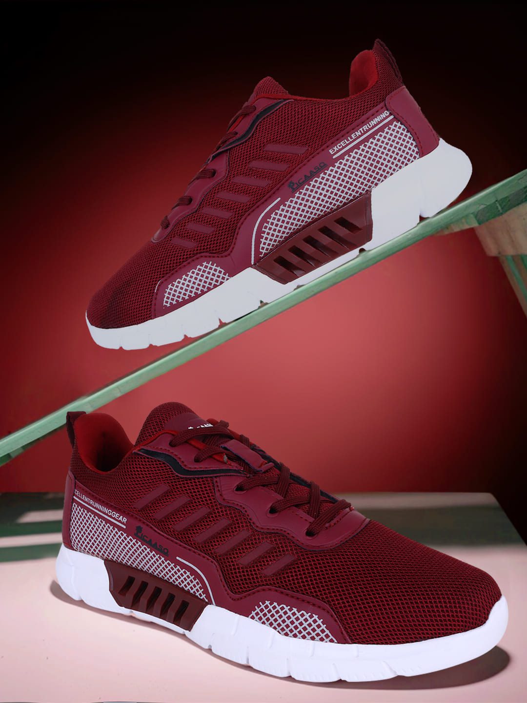 Picaaso Footwear PC-FORCE-2_MAROON (8) Men's Sports Shoes for Global Market