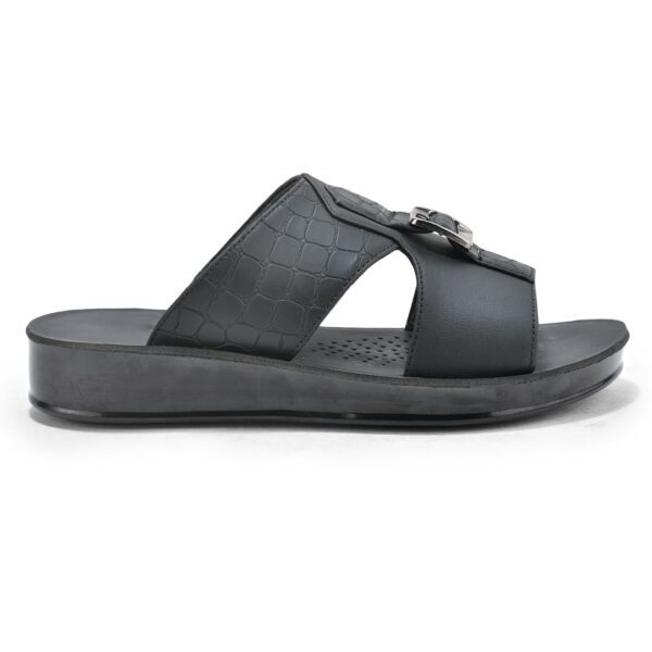 Picaaso Footwear SL-710 D.gray Men's Comfortable PU Flip Flops for Global Market.