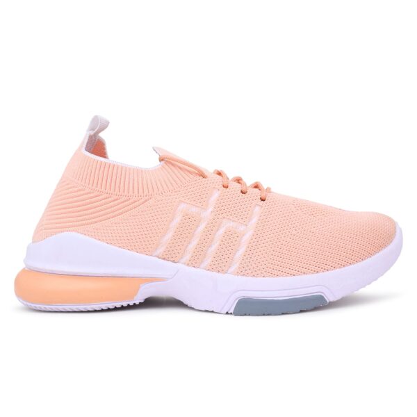 Picaaso Footwears ELASTIC-ALEXA-169_PEACH Breathable Sports Shoes for Global Market