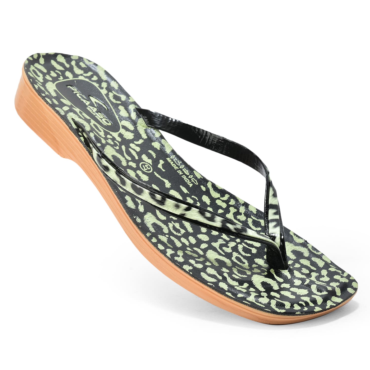 Picaaso slipper PS-01 GREEN (1) Women's flip-flop for global market