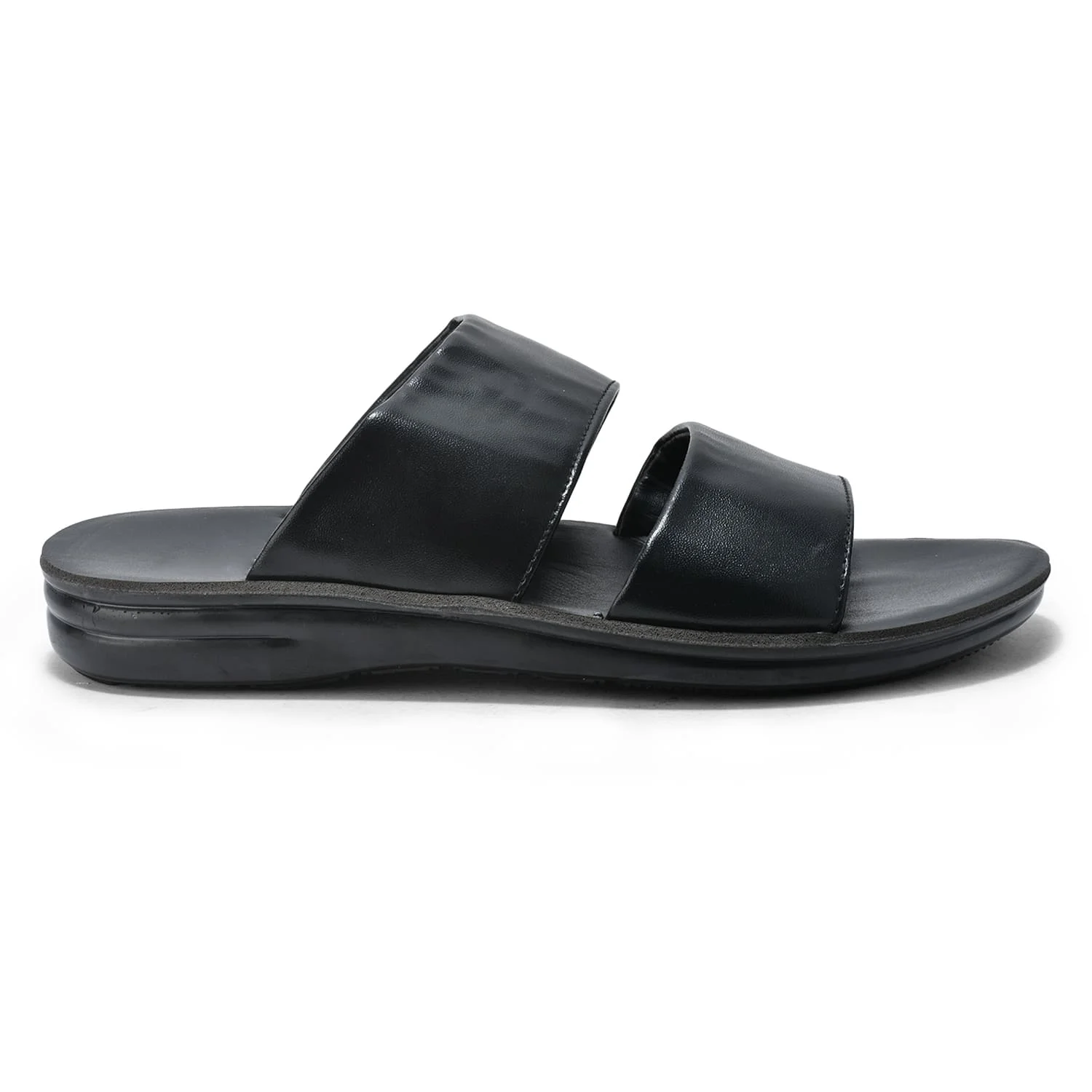 Picaaso Footwear SB-73 Blk Men's Comfortable mens orthopedic flip flop for Global Market.