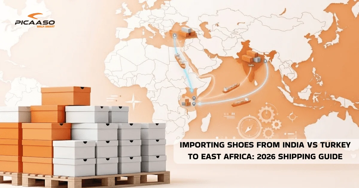 Importing Shoes from India vs Turkey to East Africa 2026 Shipping Guide